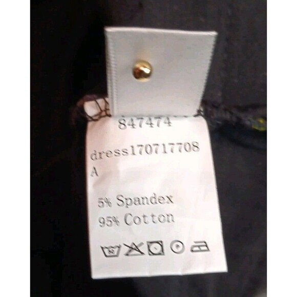 Women's Black Sleeveless Dress Banded XS - Picture 4 of 5